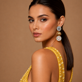 Majestic fusion earrings- Fiza collection