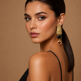 Majestic fusion earrings- Fiza collection