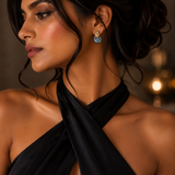Abalone Lumina Circles Drop Earrings with Gold Clasp