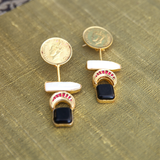 Majestic fusion earrings- Fiza collection