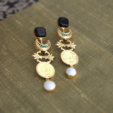 Majestic fusion earrings- Fiza collection