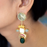 Majestic fusion earrings- Fiza collection