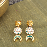 Lion Crescent earrings- Fiza Collection