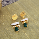 Majestic fusion earrings - Fiza Collection