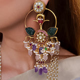 Majestic Amythest Heirloom Earrings