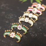 Emerald green Green Cuff style -Earring Stud collection