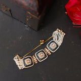 Imperial Kundan Heritage Bracelet with White Cultured Pearls