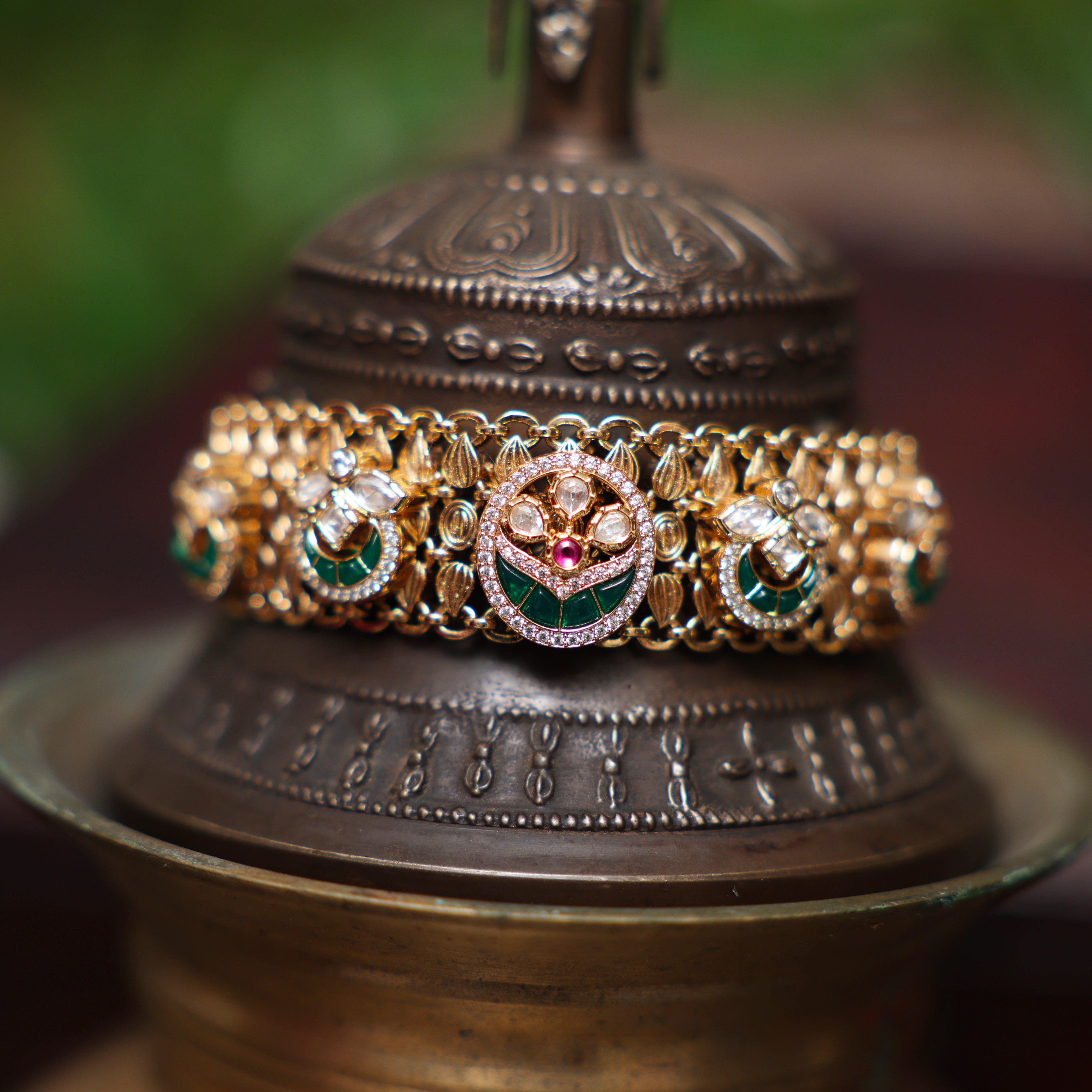 Heritage Temple Carving Armband