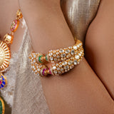 Aurelia Kundan Starry Night Bangles
