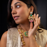 Kundan Serenity Cocktail Statement Earrings