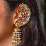 Temple Ear Cuff with Jumka