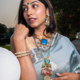 Turquoise Symphony Long Chain Necklace