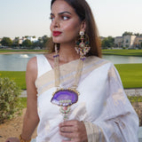Majestic Amythest Heirloom Earrings