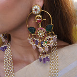 Majestic Amythest Heirloom Earrings