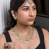 Celestial Mint Crescent:finger ring collection - Cresent Shape
