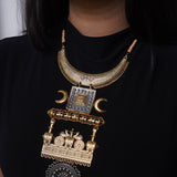 Mystic Moon Amulet: Celestial elements fused with heritage artistry - Avasa Collection