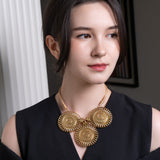 Golden Aura Necklace- Avasa Collection