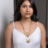 Lustrous Layered Necklace- Isha Collection