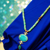 Aqua blue pendant