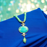 Aqua blue pendant