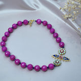 Beautiful magenta agate