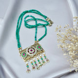 Stunning Gold pendant with Kundan ornate motifs