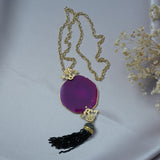 stunning manageta agate pendant