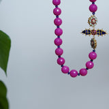 Beautiful magenta agate