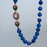 Royal blue agate beans
