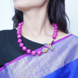 Beautiful magenta agate