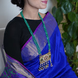 Stunning Gold pendant with Kundan ornate motifs