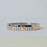 Dual stone butterfly bracelet