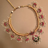 Kundan and kempstone necklace