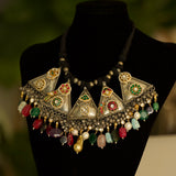Heritage oxidised necklace
