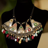 Heritage oxidised necklace