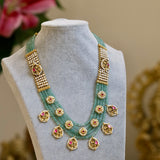 Aurora gem  kundan necklace