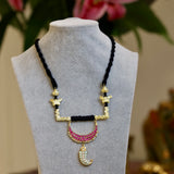 Artisan Aura Necklace: Artisan sleek and lightweight long necklace long - Isha Collection