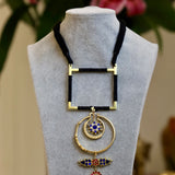 Artisian aura necklace