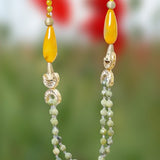 Beautifully cut jade beads ( Rishab Collection)