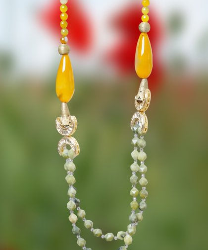 Beautifully cut jade beads ( Rishab Collection)
