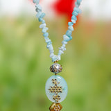 beautiful aquamarine beads