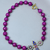 Beautiful magenta agate