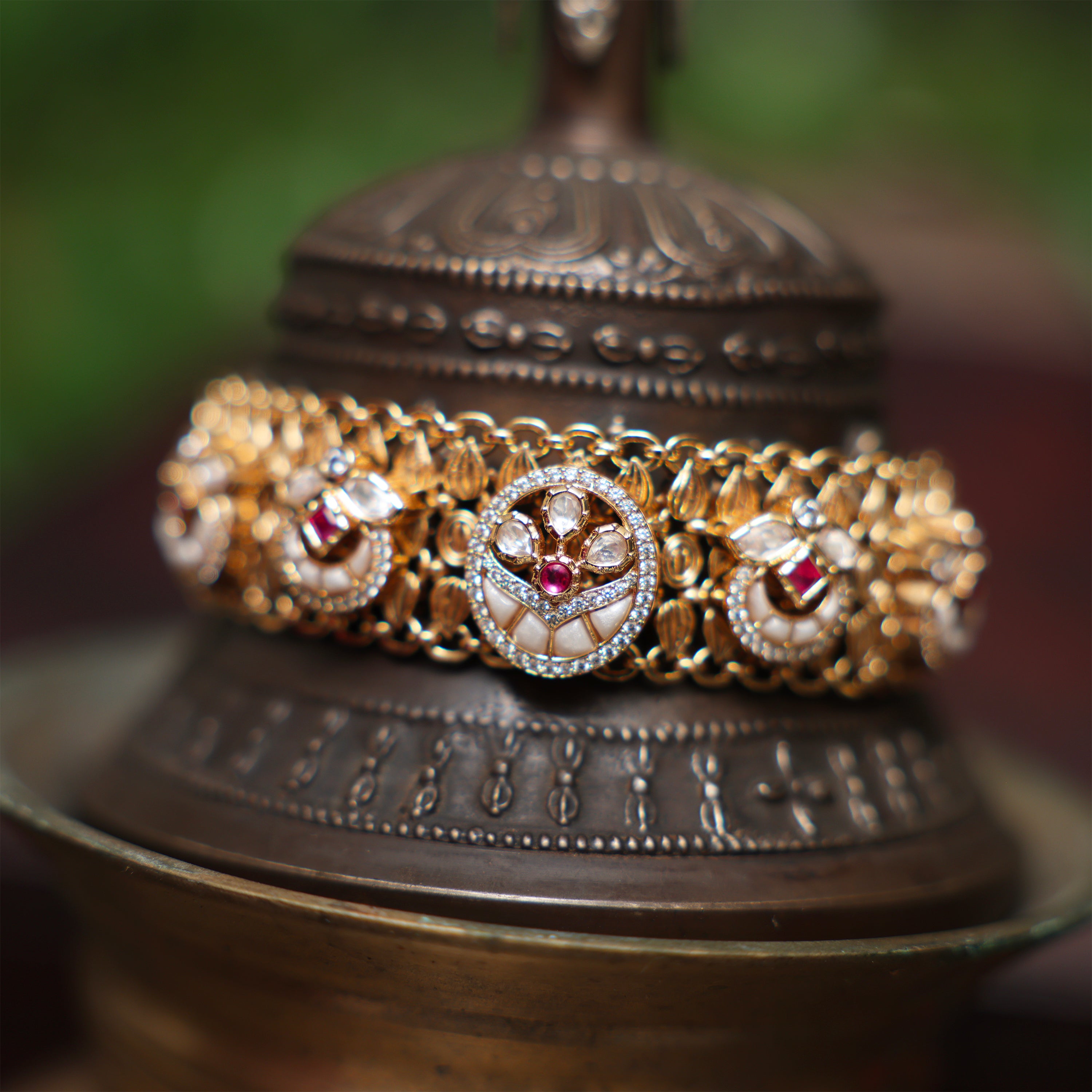 Heritage Temple Carving Armband