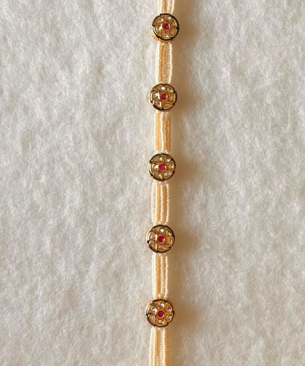 Pearl Kundan - Maatha Patti (Forehead Band)
