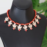 Silver signity stone choker